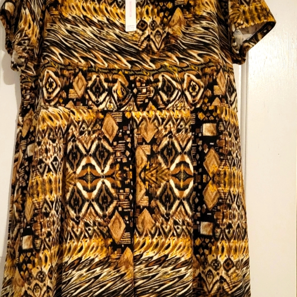 SWAK pleated 4X dress